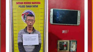 Polres Tanah Datar Berhasil Amankan Penyalahguna Narkotika Jenis Sabu!