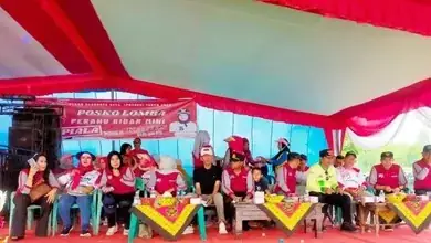 lomba perahu bidar mini