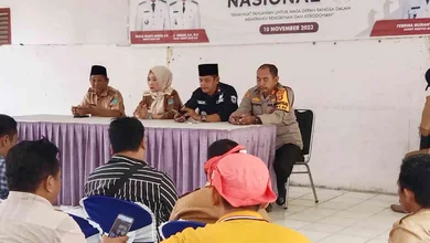 Kapolsek Bersama Camat dan Forum Kades Kecamatan Rantau Alai Gelar Jumat Curhat Terkait Larangan Musik Remix