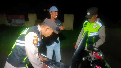 Cegah Premanisme dan Antisipasi 3C, Polsek Rantau Alai Giat Rutin Gelar KRYD di Malam Libur