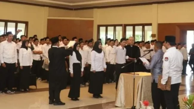 235 PPK Kecamatan Dilantik Bupati PPK Sangat Strategis Dalam Pelaksanaan Demokrasi Yang Baik