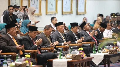 PJ Bupati Tanggamus Hadiri Pelantikan PJ Bupati Tubaba  