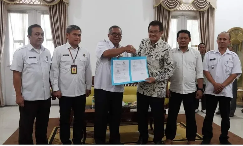 Bupati Apresiasi PT Perkebunan Karet Sukakaret Pelepasan Hak Tanah Untuk Masyarakat