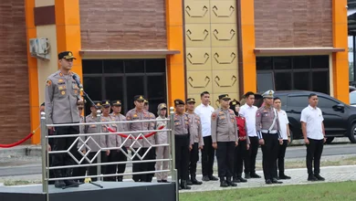 Apel Perdana AKBP M. Yunnus Saputra: Jaga Integritas dan Siap Amankan Pemilukada di Pringsewu