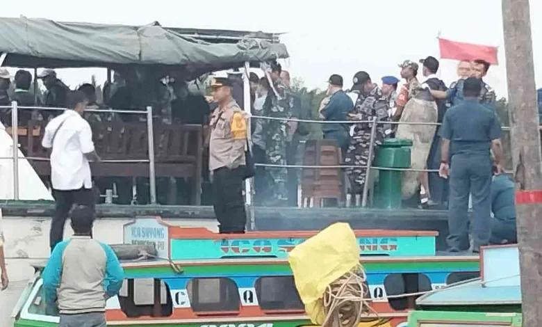 Kapolsek Lalan Hadiri dan Monitoring Giat Inspeksi Survey Investigasi Jembatan Lalan di Desa Sukajadi P6