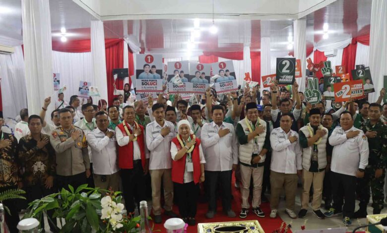 Pengamanan penetapan nomor urut calon bupati dan wakil bupati muba