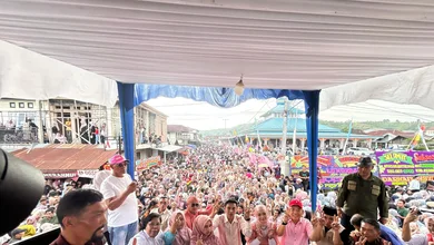 syukuran htk-ezi di desa Sungai Tanduk, kecamatan Kayu Aro Barat