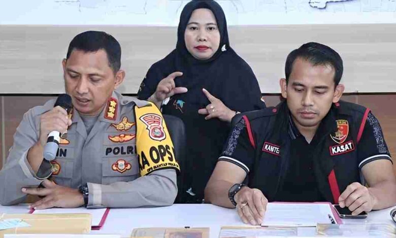 Pengungkapan kasus jual bayi untuk main judi online tanggerang