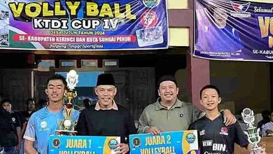 Penutupan turnamen volly ball ktdi cup desa jujun 2024