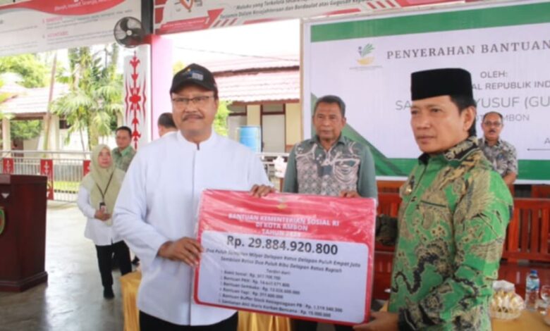menteri sosial kunker ke maluku