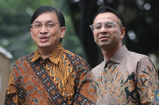 Raffi Ahmad dan musisi Yovie Widianto