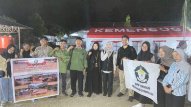 DPP IMMAN Padangsidimpuan Salurkan Bantuan ke Posko Pengungsian di Tangga Bosi III