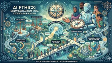 AI Ethics menjadi fokus utama dalam pengembangan kecerdasan buatan yang bertanggung jawab. Temukan prinsip etika AI, tantangan bias algoritma, dan framework regulasi global.