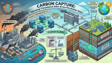 Carbon Capture teknologi menjadi solusi krusial untuk mengurangi emisi CO2 dan memerangi perubahan iklim. Pelajari metode CCS, DAC, dan inovasi climate tech terbaru.