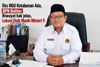 Eks HGU Kotabunan Terdata Jelas, Namun Lokasi Fisik Masih Misteri, BPN Boltim Riwayat Hak Jelas Penentuan Titik Koordinat Sedang Dikerjakan