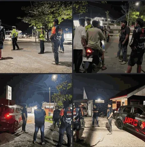 Dipimpin Katim Aipda Moh Icuk Van Gobel, Tim URC Polres Bolsel Giat KRYD Jaga Keamanan Wilayah
