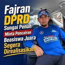 Pencairan Beasiswa Juara Sungai Penuh. Fajran DPRD Sungai Penuh