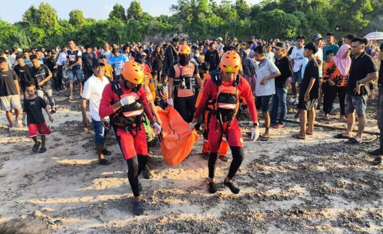 tiga korban tenggelam sungai ogan
