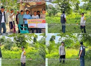 Sebarkan Maklumat Kapolda, Polsek Tanjung Raja Gencar Edukasi Warga Cegah Bakar Lahan