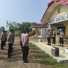 Sie Propam Polres Ogan Ilir Laksanakan Gaktibplin di Polsek Rantau Alai