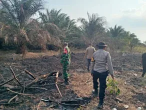 Patroli Mitigasi Karhutla, Polsek Rantau Alai Bersama TNI dan Forkompimcam Pantau Wilayah Rawan