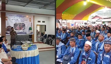 Anggota DPRD Boltim Rahman Salehe Kembali Berangkatkan 53 Jemaah Umroh Warga Bolaang Mongondow Timur