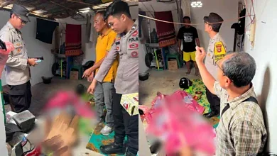 Polsek Tanjung Raja Gerak Cepat Datangi TKP, Terjadi Peristiwa Gantung Diri di Desa Talang Balai Baru II