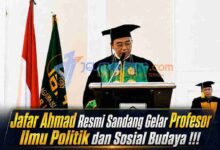 Jafar Ahmad Resmi Jadi Profesor Ilmu Politik dan Sosial Budaya