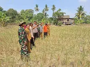 Antisipasi Karhutla, Polsek Tanjung Raja Bersama Forkopimcam dan MPA Patroli Wilayah Rawan