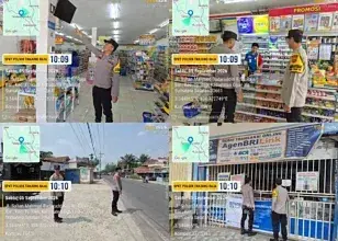 Gelar KRYD di 7 Titik Lokasi, Polsek Tanjung Raja Pastikan Wilayah Bebas dari Gangguan Kamtibmas
