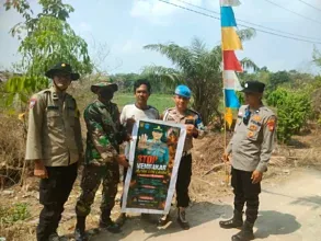 Polsek Rantau Alai Bersama Forkopimcam Bergerak Cegah Karhutla, Warga Diimbau Tak Bakar Lahan
