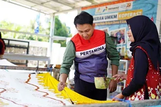 Batik Boek Khaman, Gores Perjuangan Perempuan Lubuk Raman Bangkitkan Ekonomi