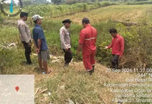Cegah Karhutla, Personel Polres Ogan Ilir Melalui Polsek Pemulutan Bersama 3 Pilar Gencarkan Patroli
