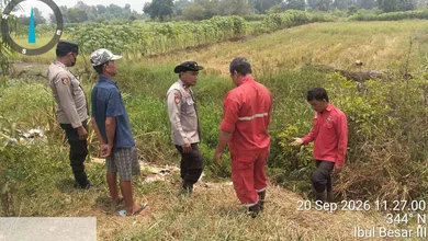 Cegah Karhutla, Personel Polres Ogan Ilir Melalui Polsek Pemulutan Bersama 3 Pilar Gencarkan Patroli