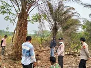 Cegah Karhutla, Polsek Rantau Alai Gencarkan Patroli dan Mitigasi di Wilayah Hukum