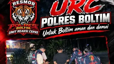 Dipimpin Kanit Resmob, Tim URC Polres Boltim Laksanakan Patroli KRYD dan Himbau Masyarakat