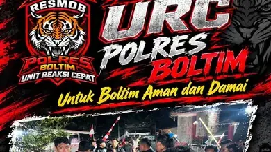 Dipimpin Kasat Reskrim dan Kanit Resmob, Tim URC Polres Boltim Patroli Rutin Jaga Kamtibmas