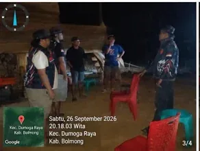 Dipimpin Kasat Reskrim, Tim URC Resmob Polres Bolmong Melaksanakan Patroli 