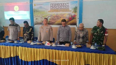 Kapolsek Tanjung Raja Hadiri Koordinasi Program Strategis Kementan, Bahas Pupuk Bersubsidi