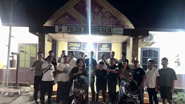 Ops Sikat Musi I 2026, Tim Gabungan Polres Ogan Ilir dan Polsek Tanjung Raja Tangkap Dua Pelaku Curanmor