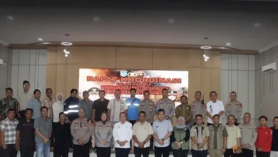 Perkuat Pencegahan Karhutla, Kapolsek Indralaya Hadiri Rakor Lintas Sektor