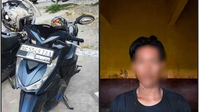 Polres Ogan Ilir melalui Polsek Indralaya Berhasil Ungkap Kasus Curanmor, Pelaku Diamankan Beserta Barang Bukti