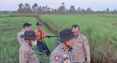 Polsek Pemulutan Bersama Tiga Pilar Gencarkan Patroli dan Imbauan Cegah Karhutla