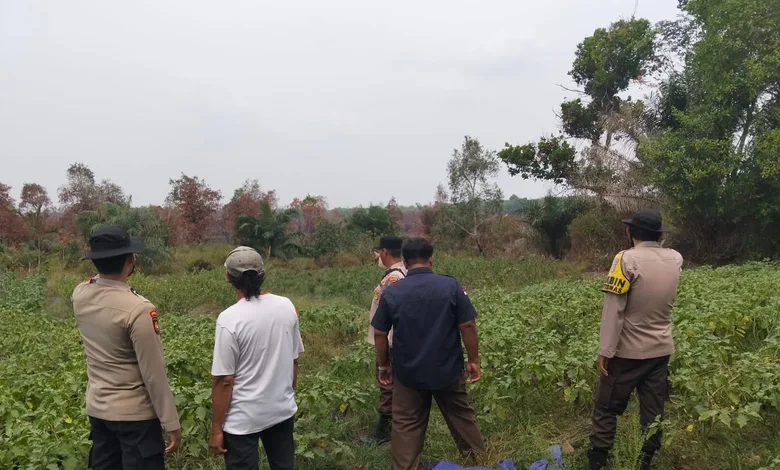 Polsek Rantau Alai Gencarkan Mitigasi Karhutla, Warga Diimbau Waspadai Titik Rawan Kebakaran
