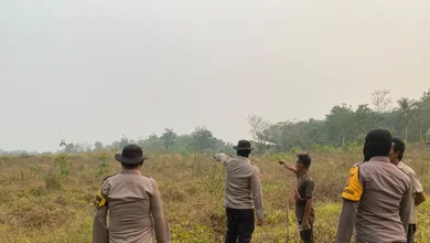 Polsek Rantau Alai Perkuat Patroli Terpadu Cegah Karhutla bersama masyarakat