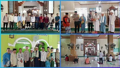 Polsek Tanjung Raja Perkuat Kamtibmas Lewat Jumat Religi dan Pengamanan di Tiga Masjid