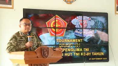 Semarak HUT Ke-81 TNI, Kodim 0402 OKI-OI Buka Turnamen Orado 101 Panglima TNI
