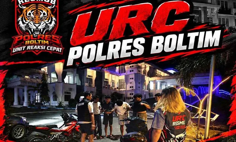 TIM URC Resmob Polres Boltim Gelar KRYD Sisir Titik Rawan Cegah Tindak Pidana