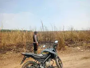 Tekan Risiko Karhutla, Polsek Rantau Alai Tingkatkan Pemantauan Wilayah