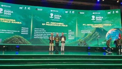 Dorong Operasi Hulu Migas Berkelanjutan, Pertamina EP Prabumulih Raih 6 Penghargaan di ENSIA 2026